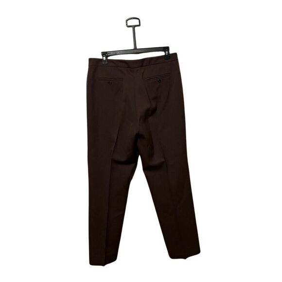 Vintage Pendleton Virgin Wool Trousers - Dark Chocolate Brown size 8 1990’s pant - Picture 3 of 9